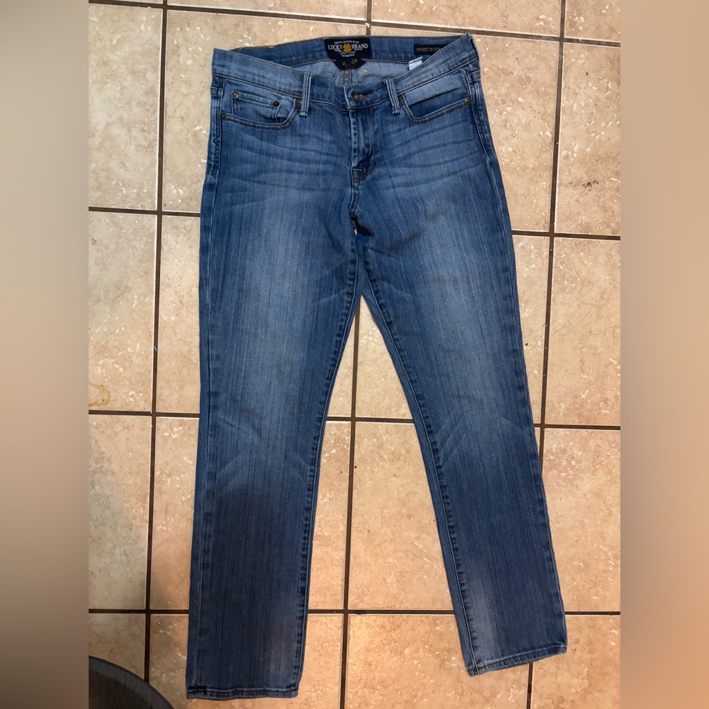 Lucky Brand Womens Straight Leg Denim Jeans Lucky Brand Womens Straight Leg Denim Jeans